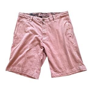 TAILOR VINTAGE Pink 100% Cotton Shorts Size 32 Preppy Casual Classic Comfortable